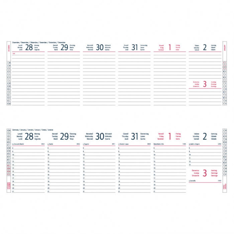 PLANNING 30X10 SETTIMANALE SPIRALATO ALFA 3