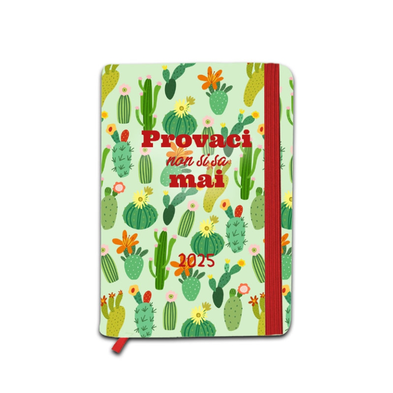 AGENDA GIORNALIERA 2025  21X15CM FLOWER MOTIVATION 3