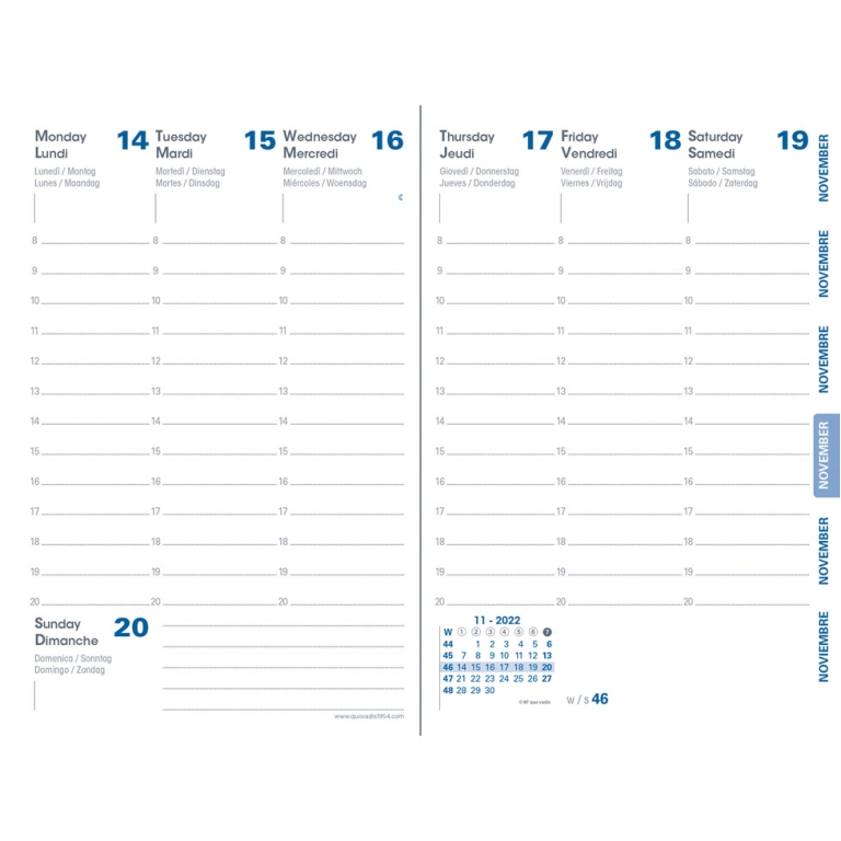 AGENDA UNIVERSITAIRE 10X15 12M EQUOLOGY QUO VADIS 2