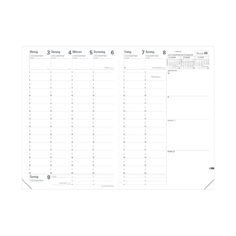 AGENDA MINISTRO 16X24 CALYPSO VERDE QUO VADIS 3