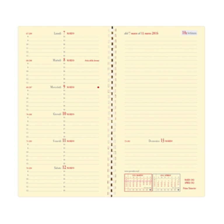 AGENDA ITALNOTE S 8,8X17 IMPALA NERO QUO VADIS 3