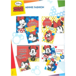 BIGLIETTI AUGURI 12PZ    DISNEY MINNIE