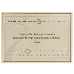 CALENDARIO PERPETUO 16X11CM MAGNETI ALBERO VITA