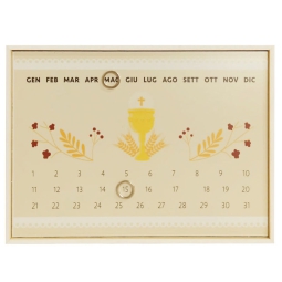 CALENDARIO PERPETUO 16X11CM MAGNETI COMUNIONE