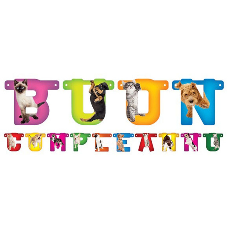 FESTONE BUON COMPLEANNO  280X15CM PUPPY