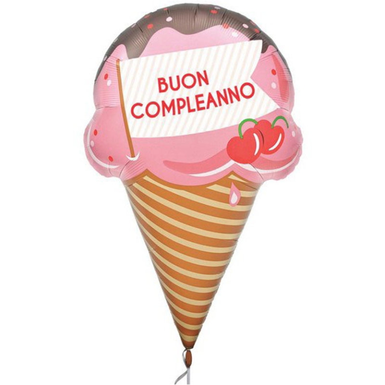 PALLONCINO MYLAR 79CM    GELATO BUON COMPLEANNO