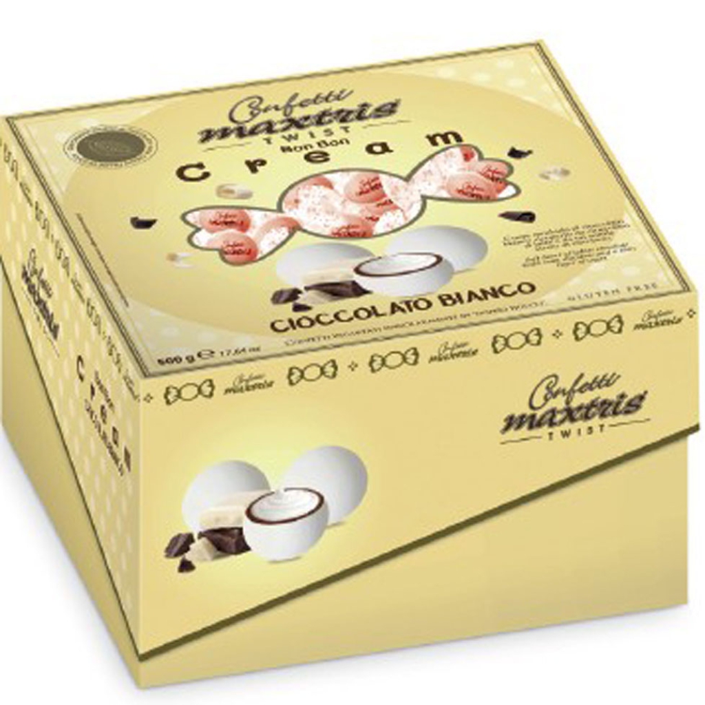 CONFETTI CADEAUX TWIST BONBON CREAM BIANCO 500GR: vendita ingrosso con  consegna veloce