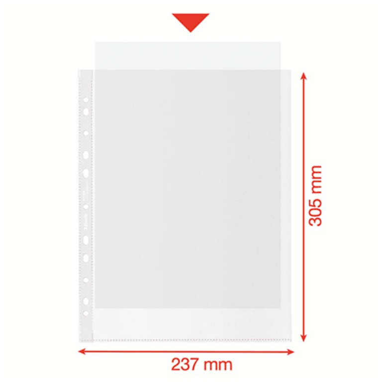 BUSTE PLASTICA FORATE 22X30 RICICLATE ESSELTE 50PZ 3