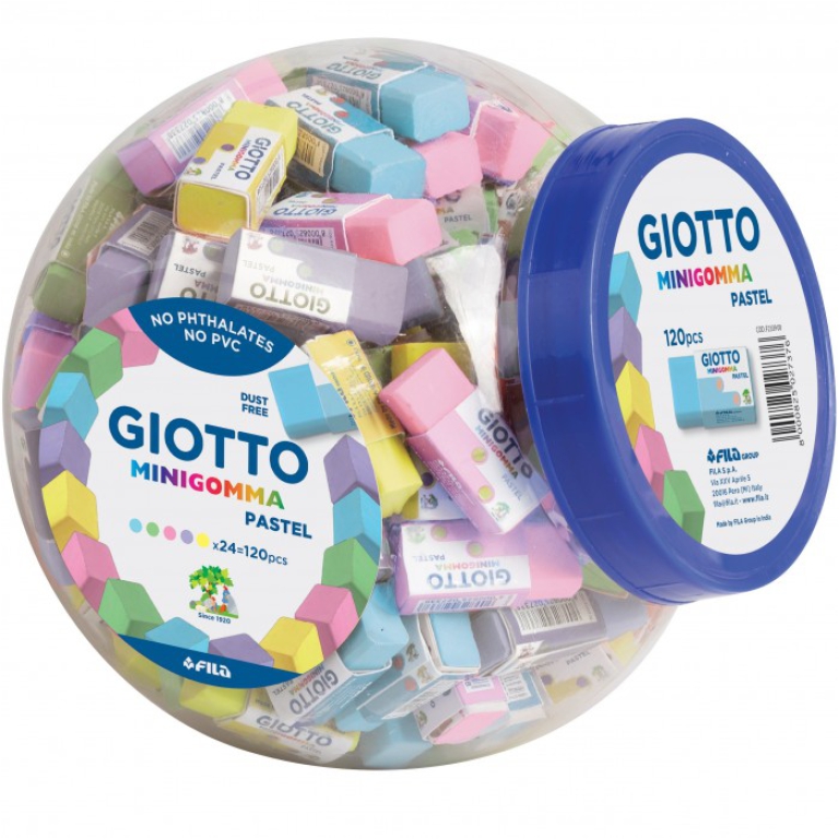 MINIGOMME 120PZ PASTEL GIOTTO