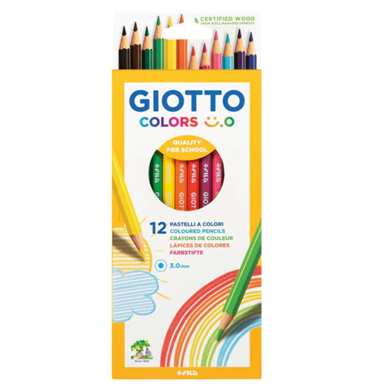 COLORS 12 COLORI 10 CONFEZIONI PASTELLI GIOTTO