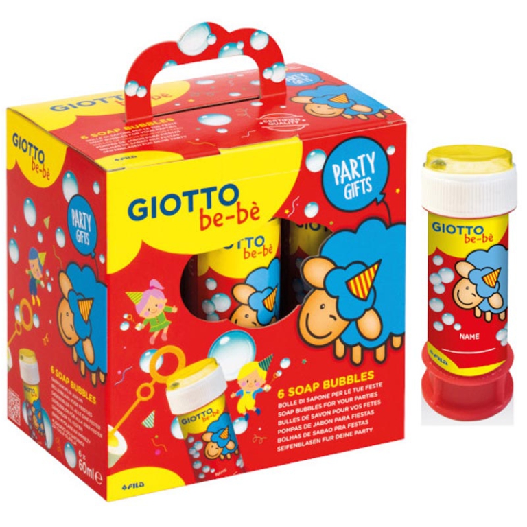 GIOTTO BE'-BE' PARTY 6PZ BOLLE DI SAPONE