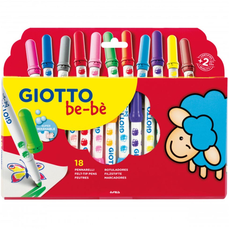 SUPERPENNARELLI 18 COLORI GIOTTO BEBE'