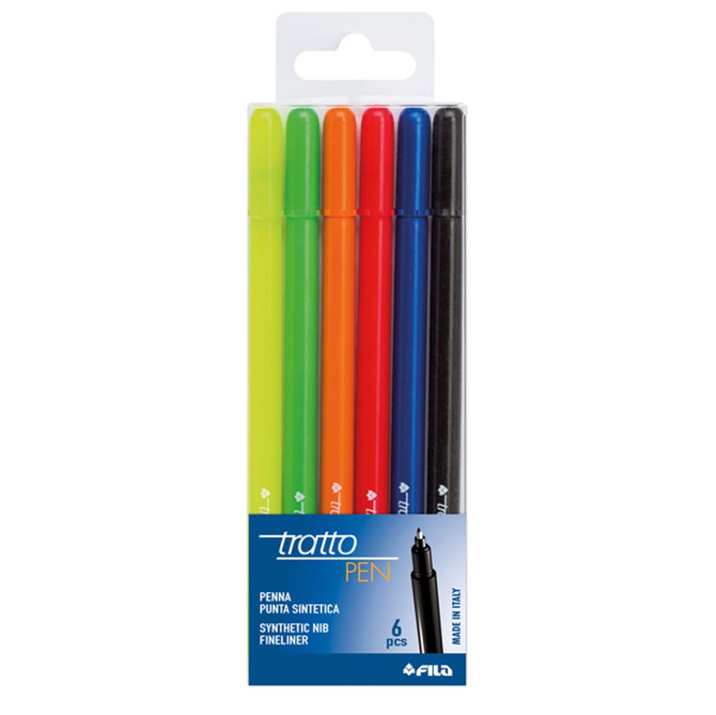 Penna con punta sintetica Tratto Pen - blu - Tratto 0,5 mm