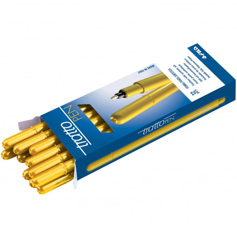 TRATTO PEN 12PZ GIALLO PENNARELLO 06 FILA 3