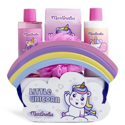 MARTINELIA SET DA BAGNO+SPUGNA UNICORNO