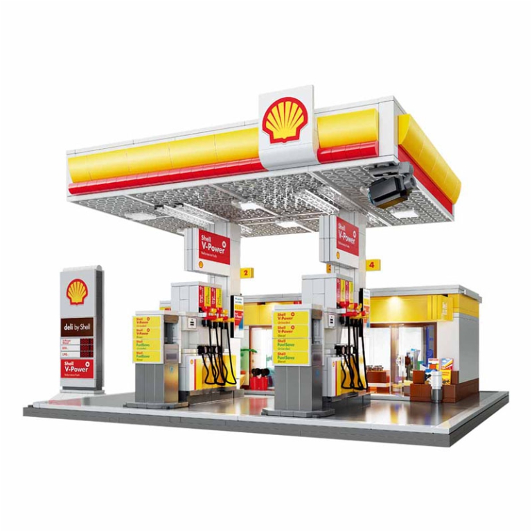 COSTRUZIONI STAZIONE DI SERVIZIO SHELL LED 1222PZ