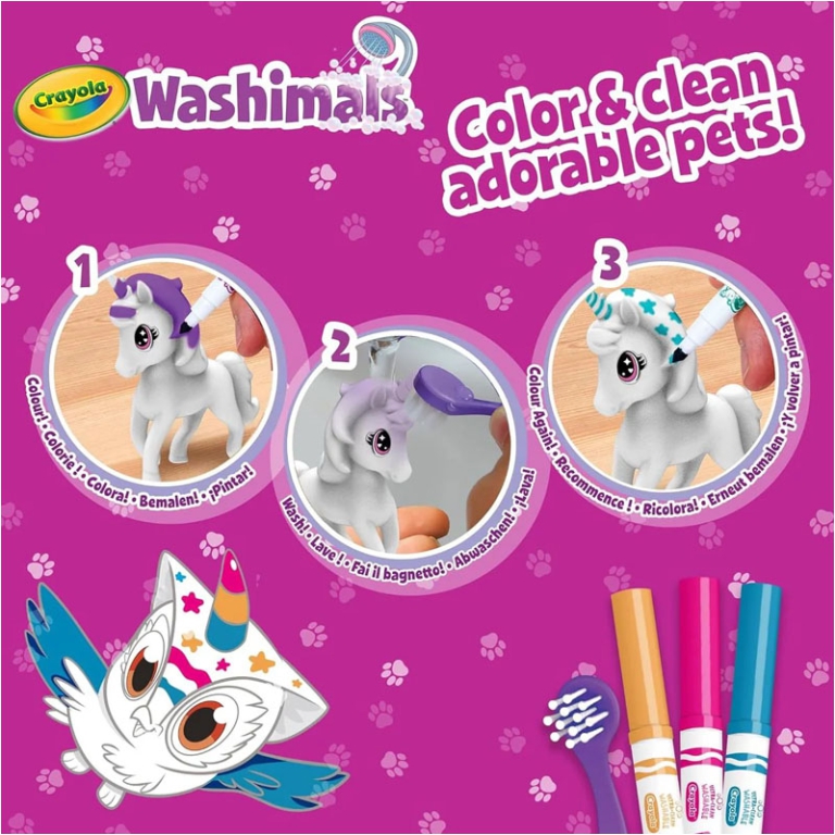 WASHIMALS SET RICARICA   CON 3 CUCCIOLI 3