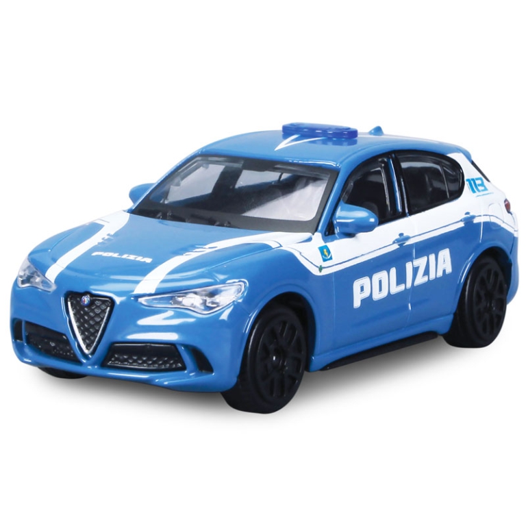 AUTO POLIZIA ASSORTIMENTO 1:24 3