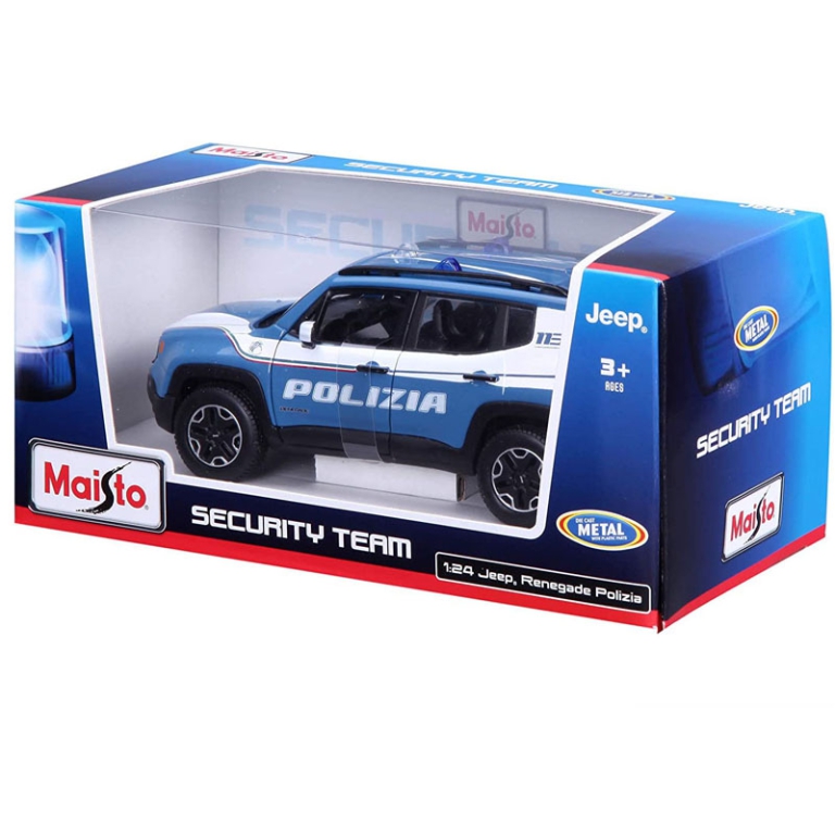 AUTO JEEP RENEGADE POLIZIA 1:24 2