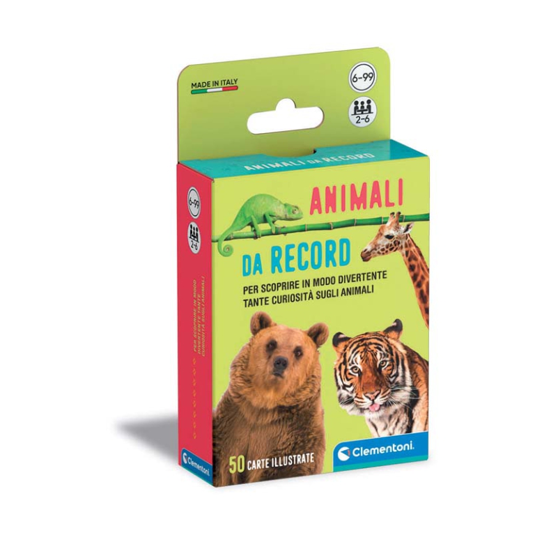 CARTE DA GIOCO           ANIMALI DA RECORD