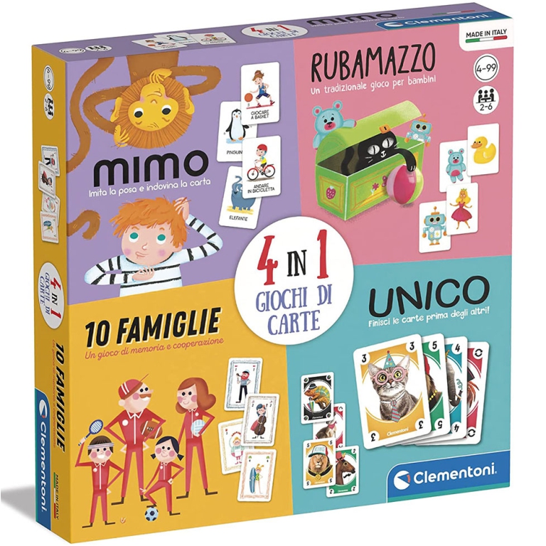 CARTE DA GIOCO 4 IN 1