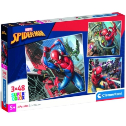 PUZZLE 3X48 SPIDERMAN