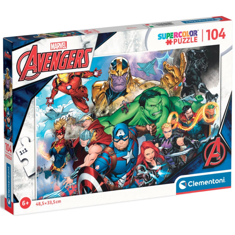 PUZZLE 104PZ AVENGERS    6+ ANNI