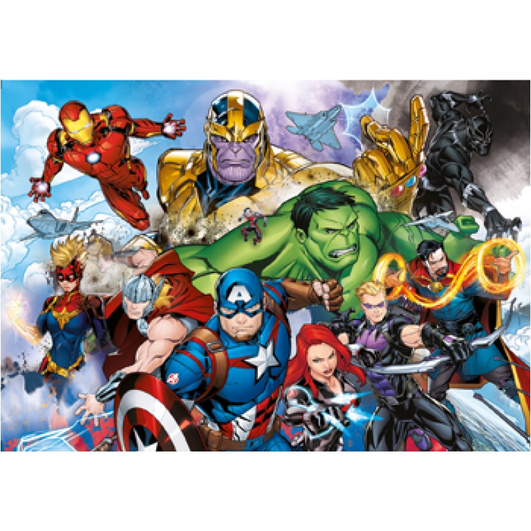 PUZZLE 104PZ AVENGERS    6+ ANNI 2