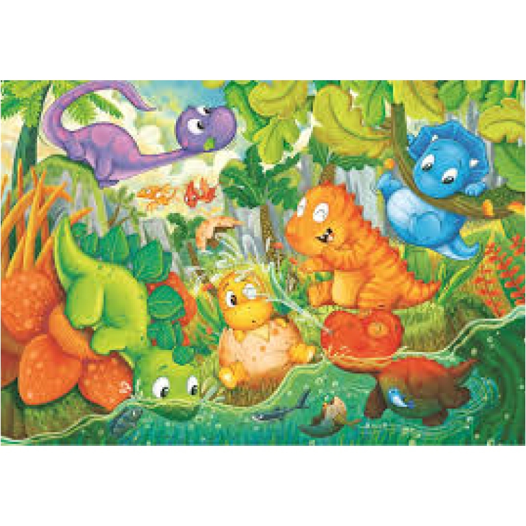 PUZZLE 24PZ DINOS HAPPY  OASIS 3+ ANNI 2