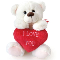 PELUCHE CUORE 30CM ROSA I LOVE YOU: vendita ingrosso con consegna veloce