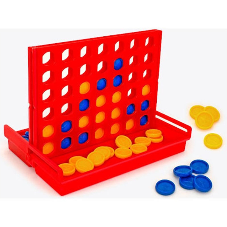 GIOCO IN FILA PER 4 TASCABILE 24,5X14,5X4CM 2