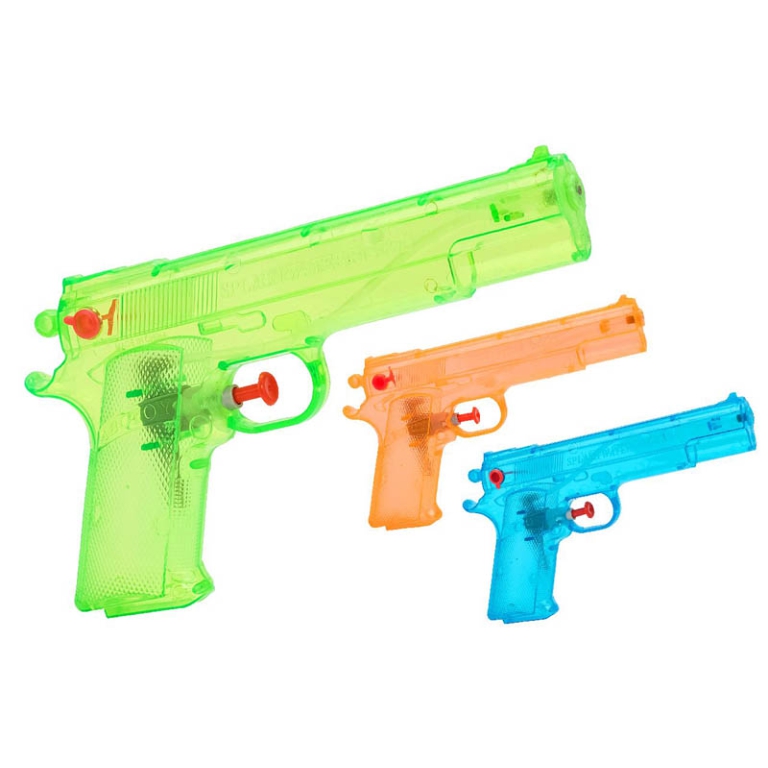 PISTOLA AD ACQUA 20CM BERETTA TRASPARENTE 2