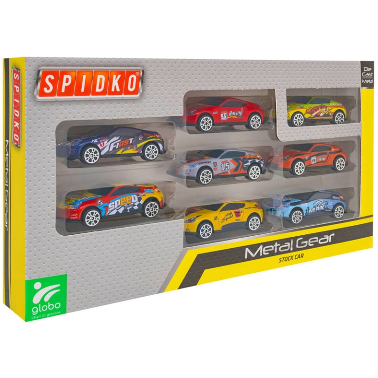 CONFEZIONE 8 AUTO DIE CAST 1:64 2