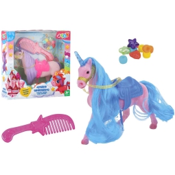 CAVALLO AMICO UNICORNO   FLOCCATO 12CM