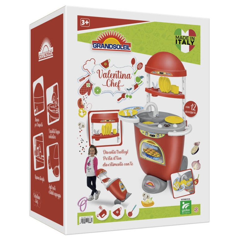 CUCINA VALENTINA CHEF CON ACCESSORI 53X30X40CM 2