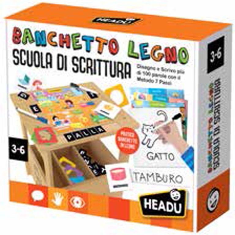 BANCHETTO LEGNO SCUOLA DI SCRITTURA