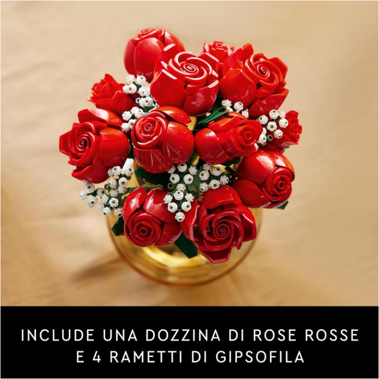 LEGO BOTANICAL COLLECTION MAZZO DI ROSE 3