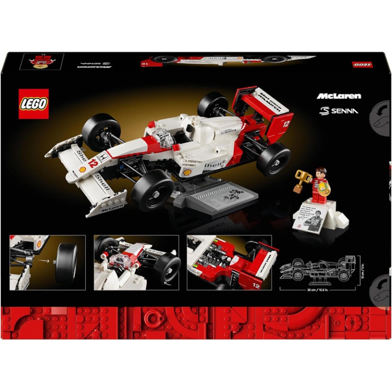 LEGO ICONS MCLAREN MP4/4 E AYRTON SENNA 5