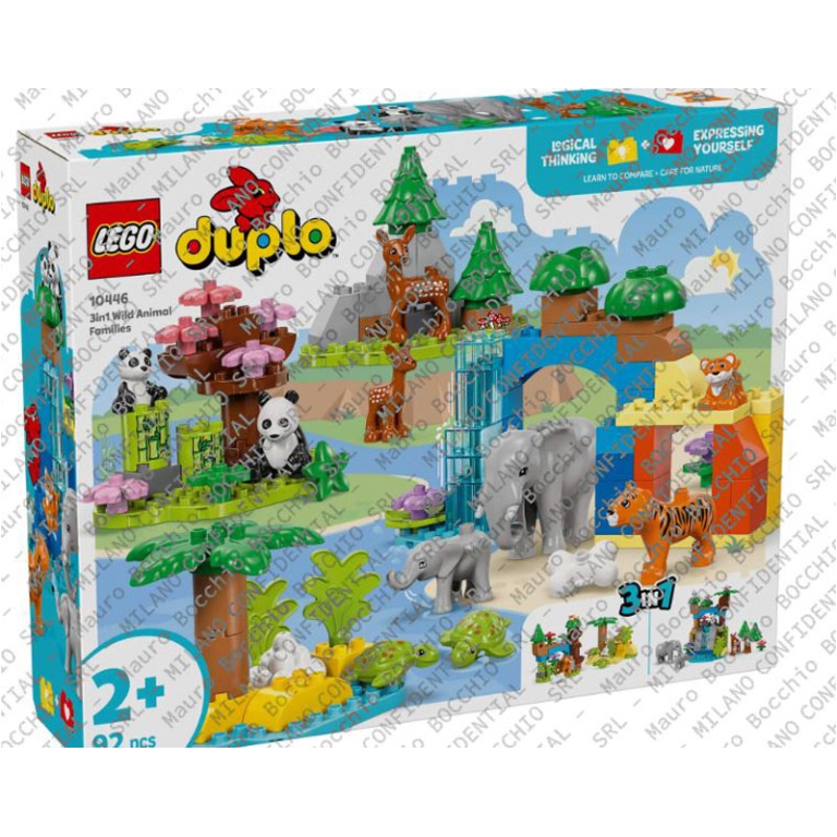 LEGO DUPLO FAMIGLIE DI   ANIMALI 3 IN 1