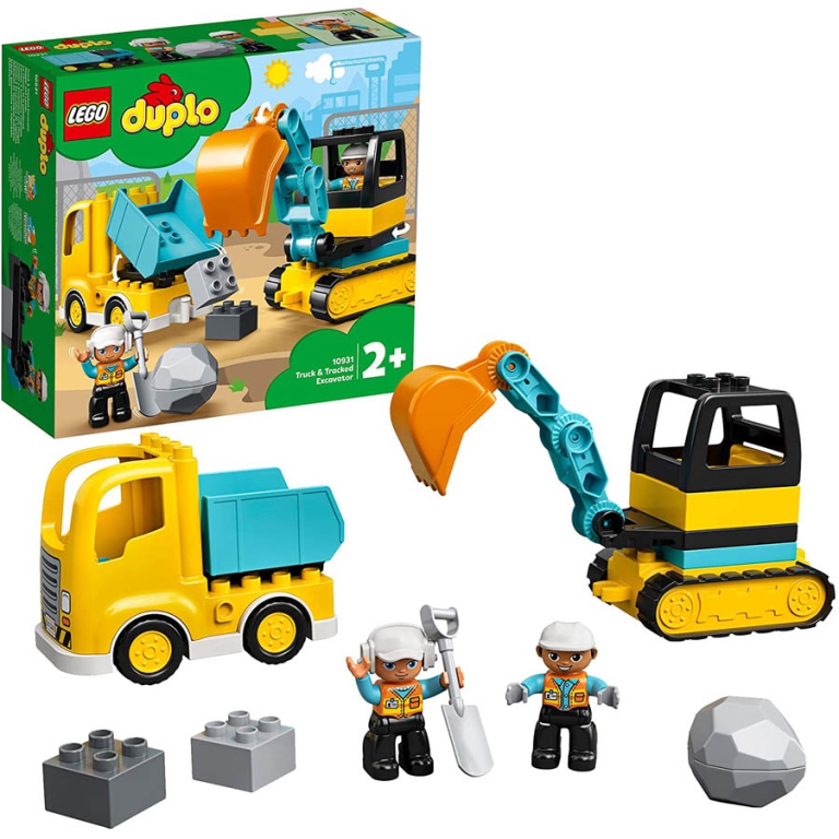 LEGO DUPLO CAMION E ESCAVATORE CINGOLATO