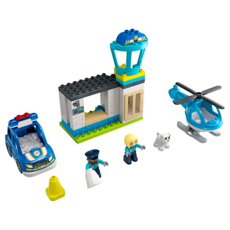 LEGO DUPLO STAZIONE DELLA POLIZIA ED ELICOTTERO 2