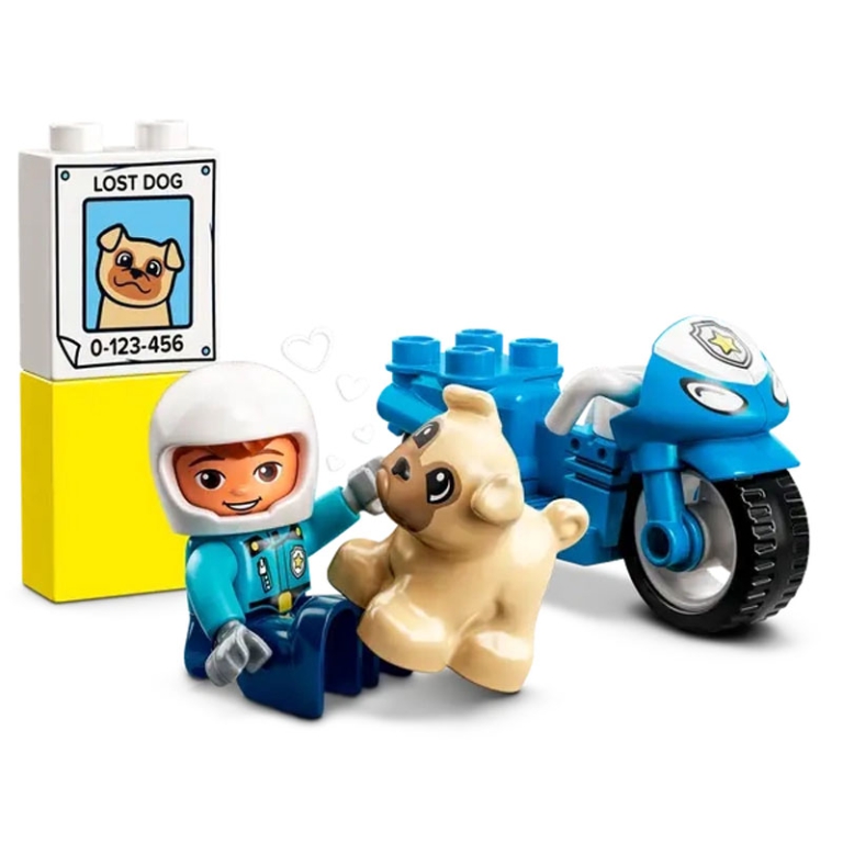 LEGO DUPLO MOTO DELLA POLIZIA 2