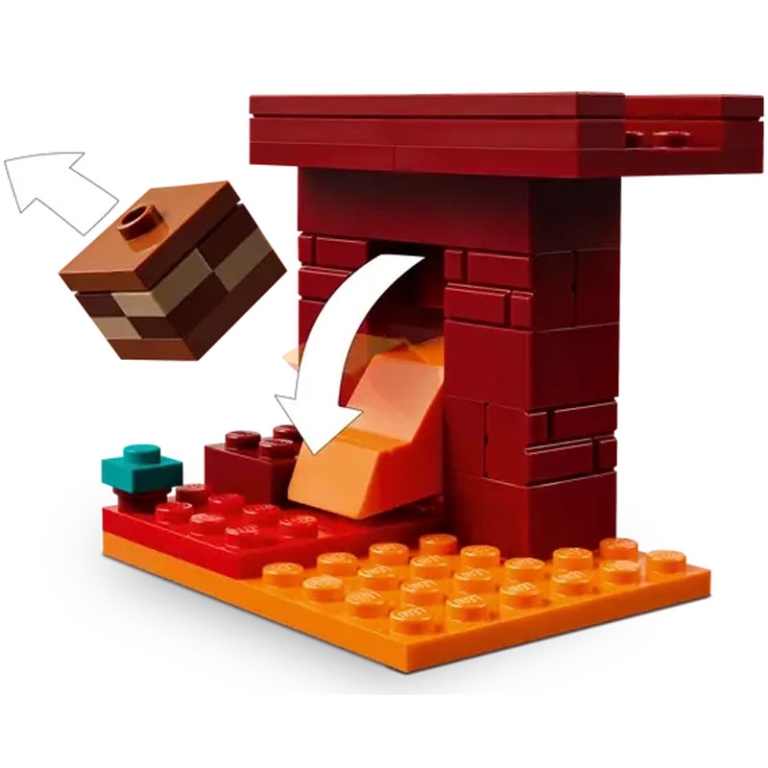 LEGO MINECRAFT BATTAGLIA SUL PONTE DEL NETHER 3