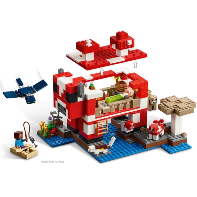 LEGO MINECRAFT LA CASA   DEL MOOSHROOM 3