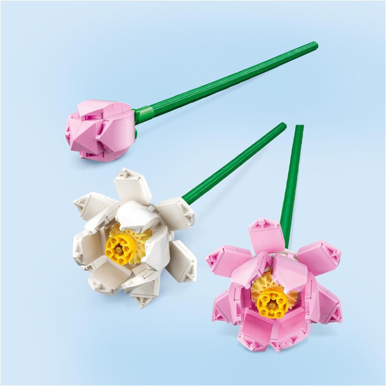 LEGO FLOWERS FIORI DI LOTO 3