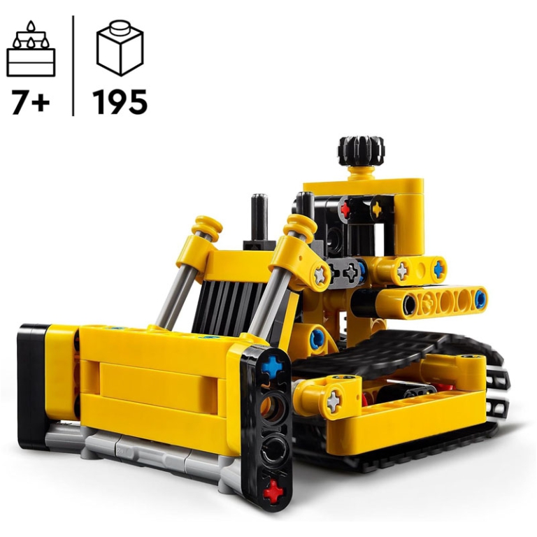 LEGO TECHNIC BULDOZER DA CANTIERE 3