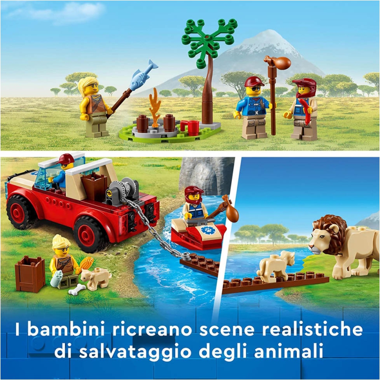 LEGO CITY FUORISTRADA    SOCCORSO ANIMALE 3