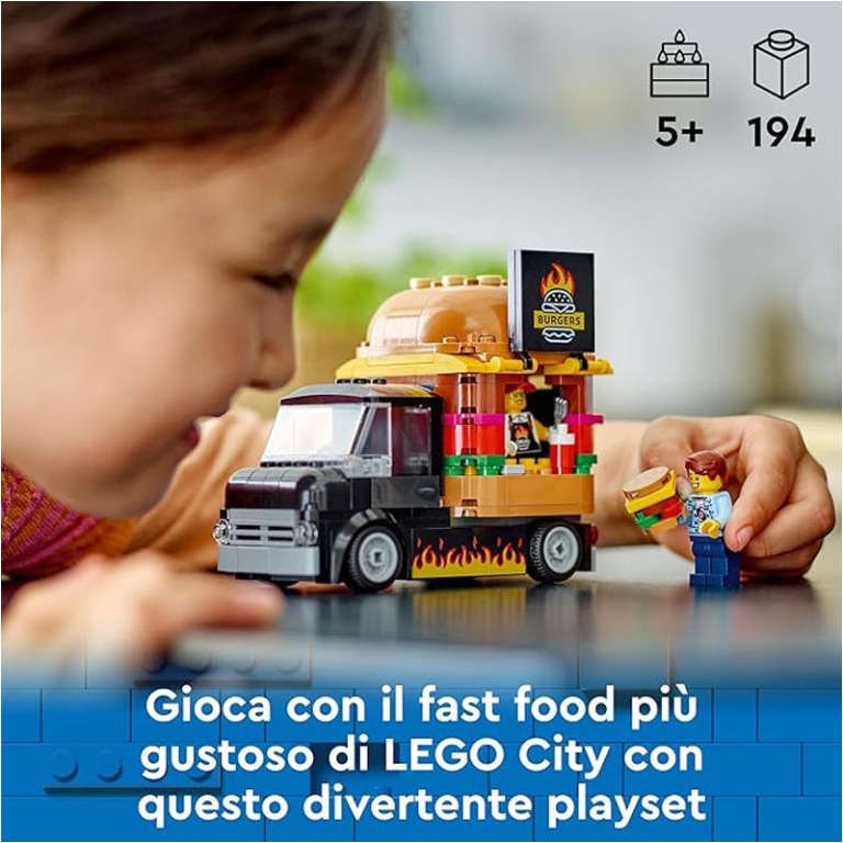 LEGO CITY FURGONE DEGLI HAMBURGER 2