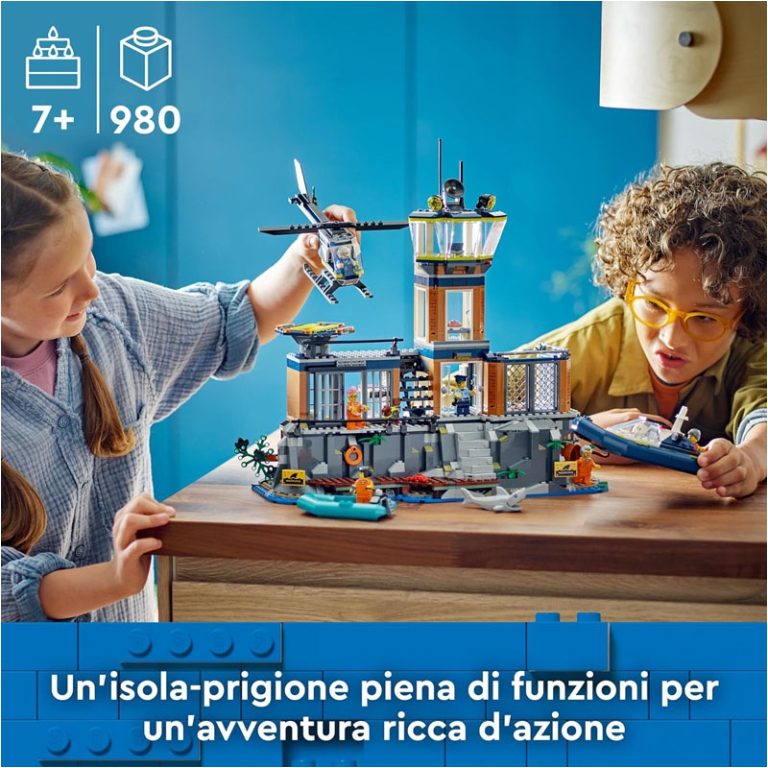 LEGO CITY PRIGIONE SULL'ISOLA DELLA POLIZIA 2