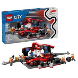 LEGO CITY PIT STOP FERRARI